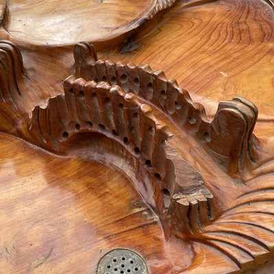 Lot 263 - An unusual Chinese root wood table, 20th...