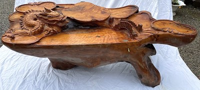 Lot 263 - An unusual Chinese root wood table, 20th...