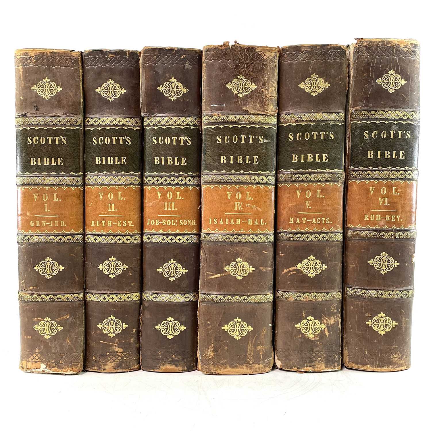 Lot 1104 - BIBLE INTEREST. 'The Holy Bible Containing The...