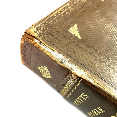 Lot 1104 - BIBLE INTEREST. 'The Holy Bible Containing The...