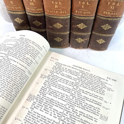 Lot 1104 - BIBLE INTEREST. 'The Holy Bible Containing The...