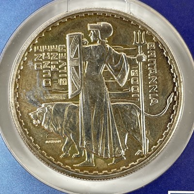 Lot 19 - G.B. Silver Bullion Britannia £2 coins (x5)