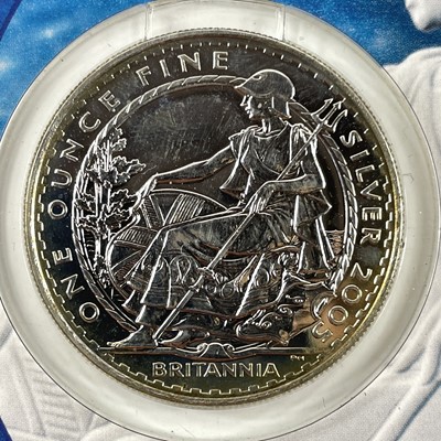 Lot 19 - G.B. Silver Bullion Britannia £2 coins (x5)