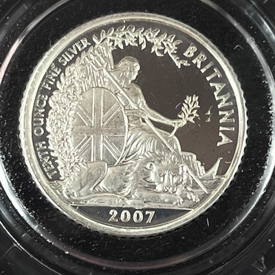 Lot 24 - G.B. Silver Bullion Britannia Various Coins (x4).
