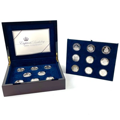 Lot 31 - G.B. & Commonwealth Royal Mint 2006 80th Birthday Silver Proof Coin Collection (x18).