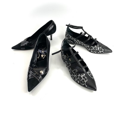 Lot 326 - A pair of Dior Hamptons pumps, size 38;...