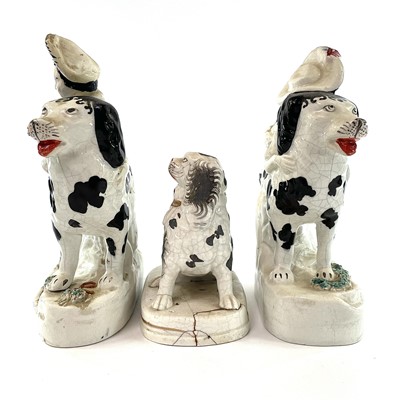 Lot 807 - A pair of Staffordshire figures, circa 1880,...