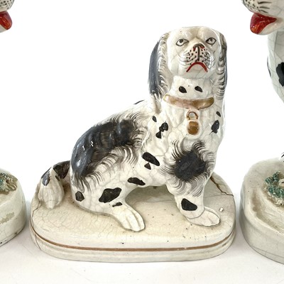 Lot 807 - A pair of Staffordshire figures, circa 1880,...