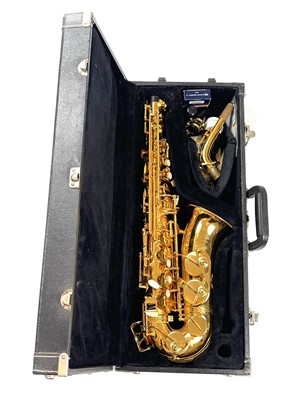 Lot 196 - A cased 'Da Vinci' Alto Saxophone.