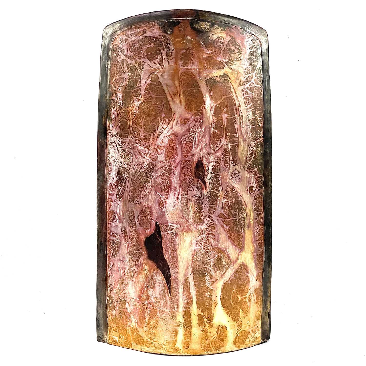 Lot 468 - John BEDDING (1947) A large raku vase...