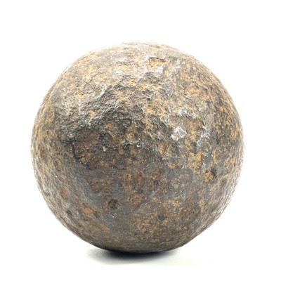 Lot 67 - A Cannonball, diameter 10cm (4"), ploughed up...