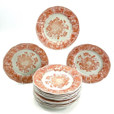 Lot 821 - A set of thirteen Mason's patent Ironstone...