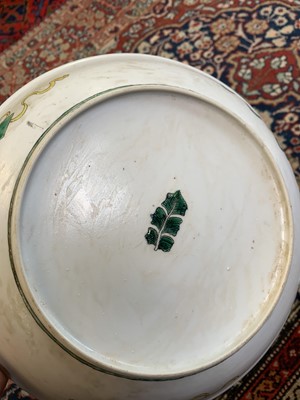 Lot 195 - A Chinese famille verte porcelain dish,...