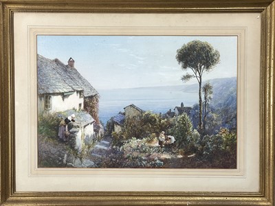 Lot 1401 - John WHITE (1851-1933) Coverack, Cornwall...