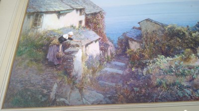 Lot 1401 - John WHITE (1851-1933) Coverack, Cornwall...