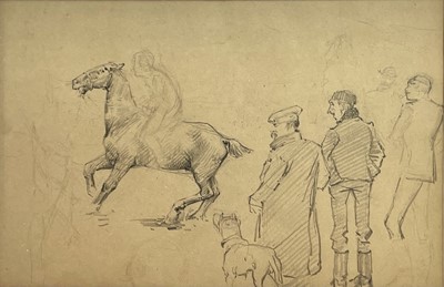 Lot 247 - Frederick HALL (1860-1948) Newlyn sketch...
