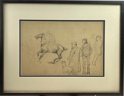 Lot 247 - Frederick HALL (1860-1948) Newlyn sketch...