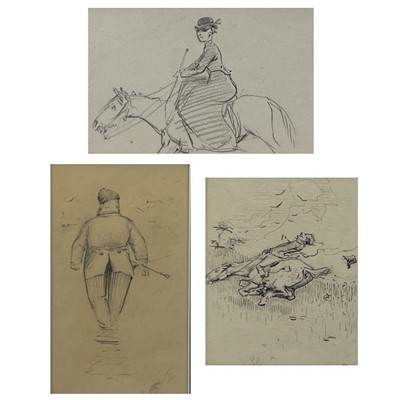 Lot 329 - Frederick HALL (1860-1948) Bolting Horse...