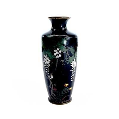 Lot 232 - A Japanese cloisonne vase, 19th century, with...