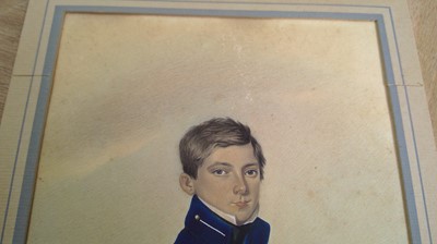 Lot 22 - English School, circa 1830 Portrait of...