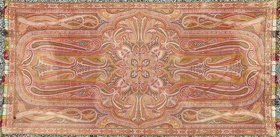 Lot 1226 - A large paisley shawl, early-mid 20th century,...