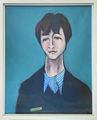Lot 280 - Julian DYSON (1936-2003) Portrait of a student,...