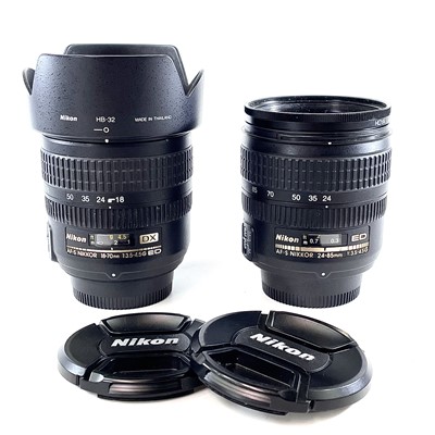 Lot 239 - Two Nikon DX SWM ED IF Aspherical 67 lenses,...