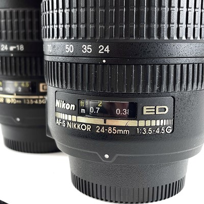 Lot 239 - Two Nikon DX SWM ED IF Aspherical 67 lenses,...