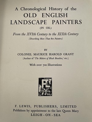 Lot 1134 - Col MAURICE HAROLD GRANT. 'A Chronological...