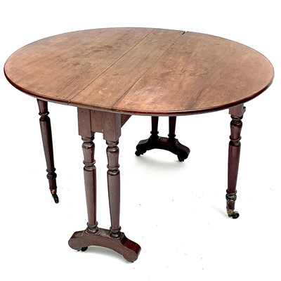 Lot 1818 - A Victorian mahogany Sutherland table, raised...