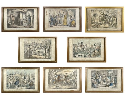 Lot 1469 - John LEACH (XIX) Eight coloured engravings...