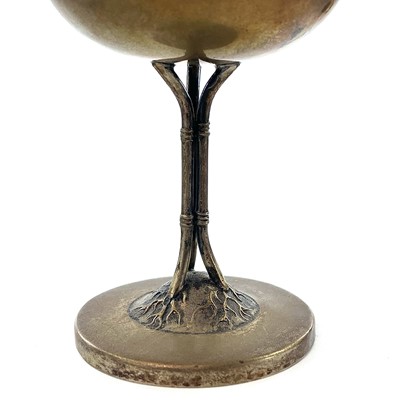 Lot 102 - A Chinese export silver goblet / cup, stamped Tuck Chang, Shanghai, early 20th century.