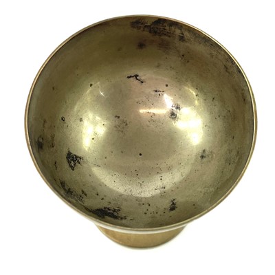 Lot 102 - A Chinese export silver goblet / cup, stamped Tuck Chang, Shanghai, early 20th century.