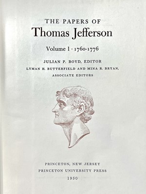 Lot 321 - 'The Papers of Thomas Jefferson'