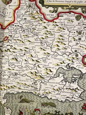 Lot 1242 - JOHN NORDEN. 'Manuscript Maps of Cornwall and...