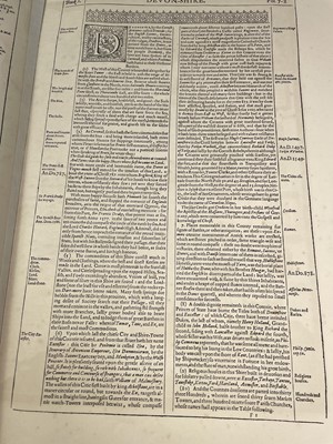 Lot 1242 - JOHN NORDEN. 'Manuscript Maps of Cornwall and...
