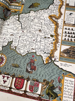 Lot 1242 - JOHN NORDEN. 'Manuscript Maps of Cornwall and...