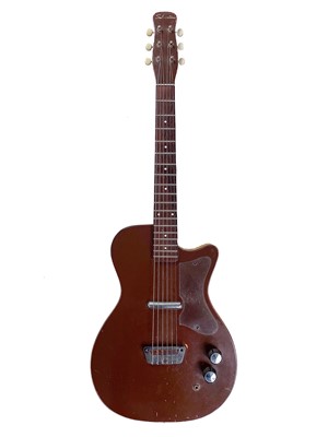 Lot 157 - A 1959 'Silvertone' U1 electric guitar.