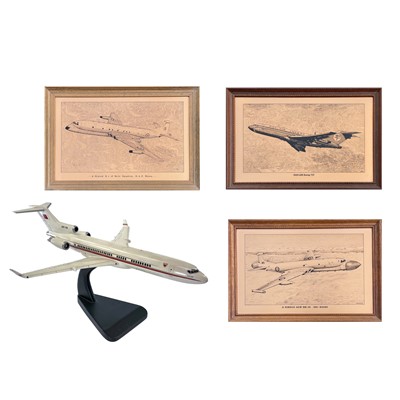 Lot 191 - A model of A9C-BA Boeing 727-200 Bahrain Royal...