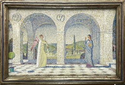 Lot 499 - Neo-Impressionist Pointillism The Annunciation...