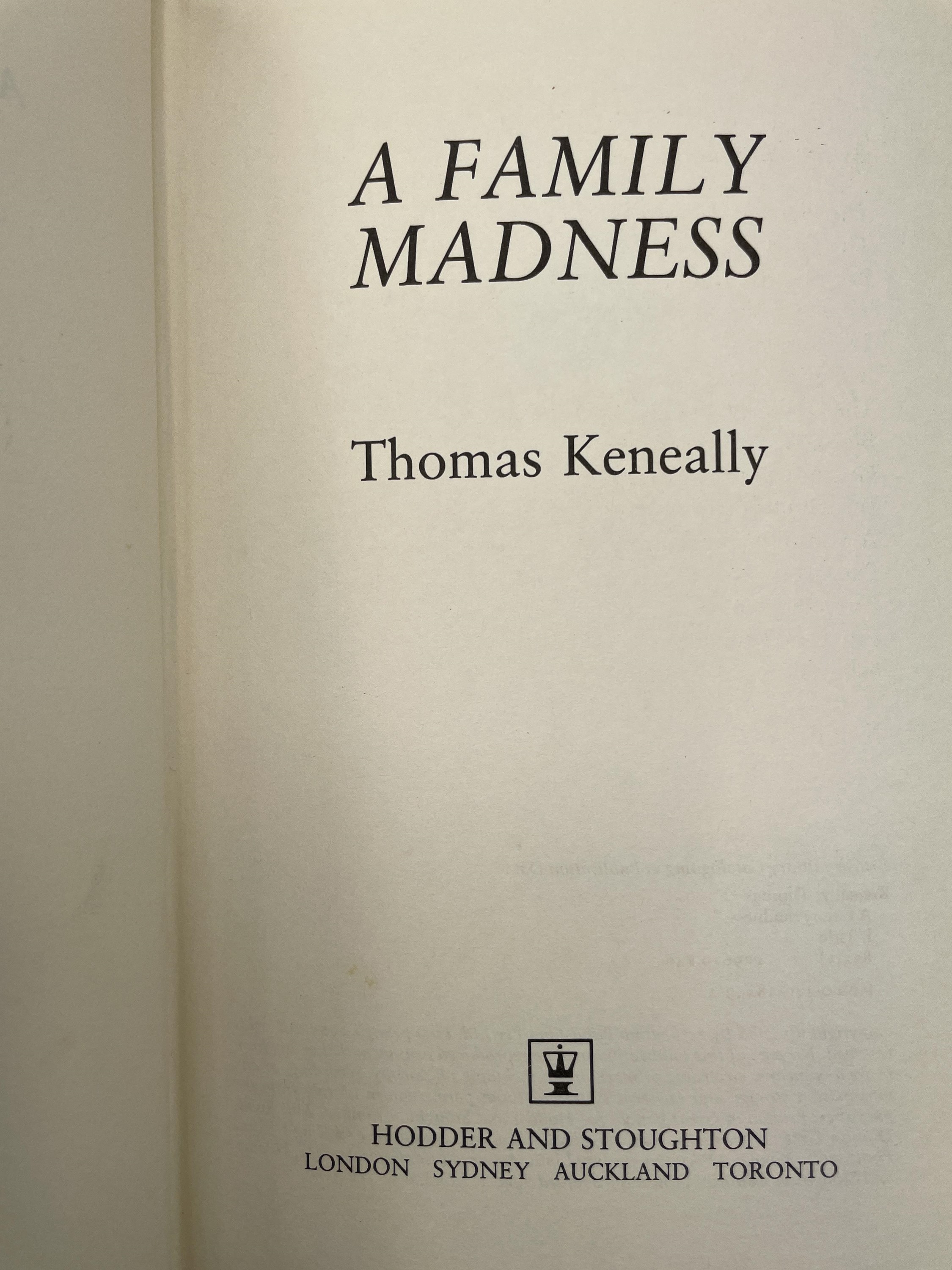 Lot 130 - THOMAS KENEALLY