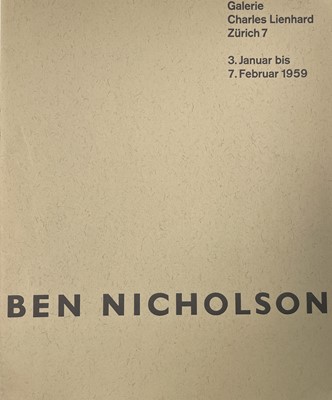 Lot 705 - Three books. 'Ben Nicholson'. Exhibition...