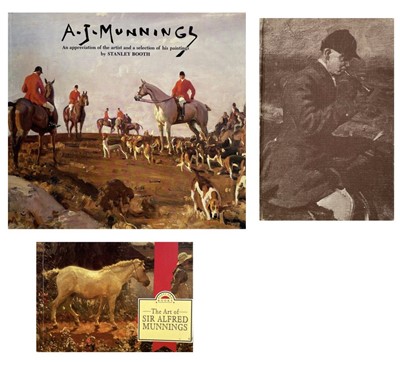 Lot 692 - Three books. 'The Art of Sir Alfred Munnings'....