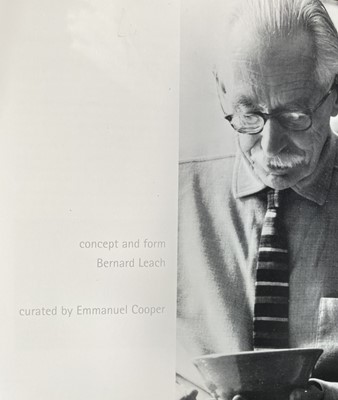 Lot 707 - Four books. 'Concept and Form: Bernard Leach'....