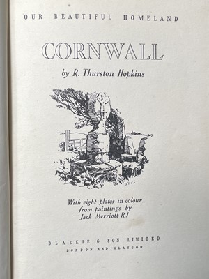 Lot 678 - Two books. 'Our Beautiful Homeland: Cornwall'....