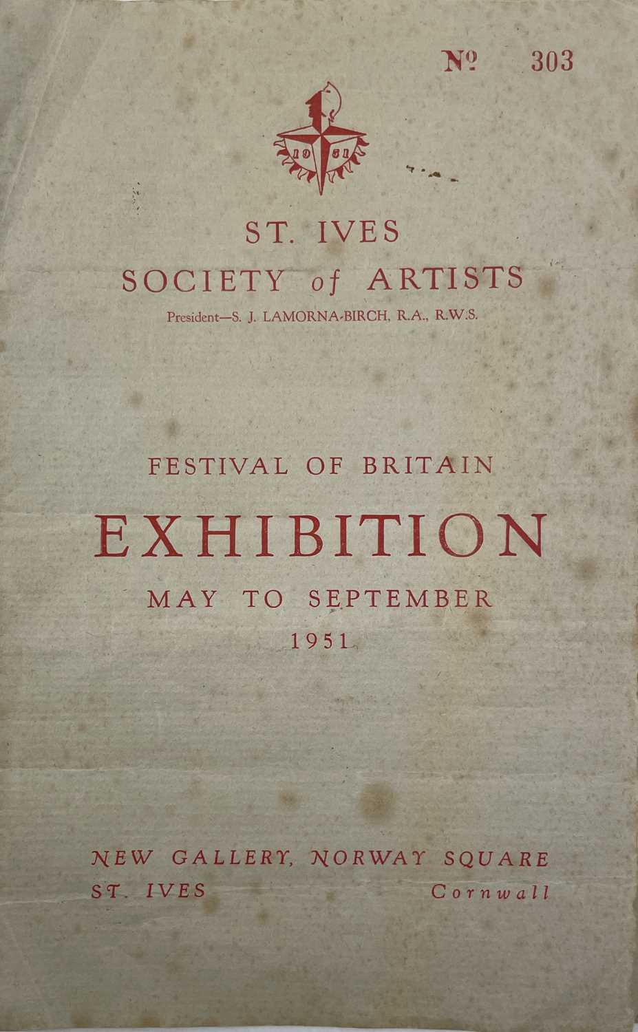 Lot 674 - St. Ives Society of Artists Festival of...