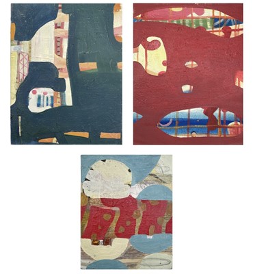 Lot 483 - Cynthia HARTLING  
A pair of abstract oils on...