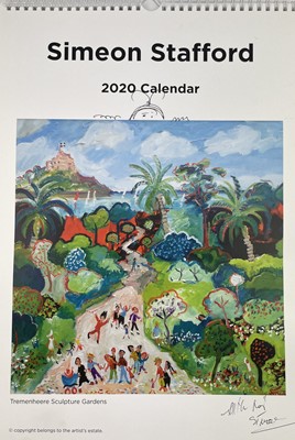 Lot 690 - Simeon STAFFORD (1956) 2020 Calander Signed...