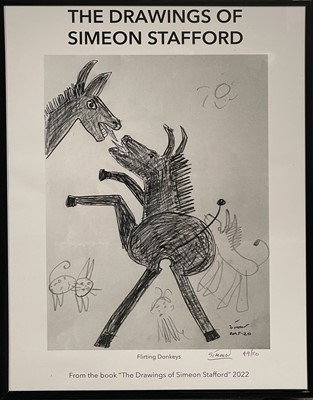 Lot 41 - Simeon STAFFORD (1956) Flirting Donkeys 49/50 -...