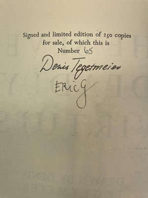 Lot 287 - DENIS TEGETMEIER. 'The Seven Deadly Virtues,'...